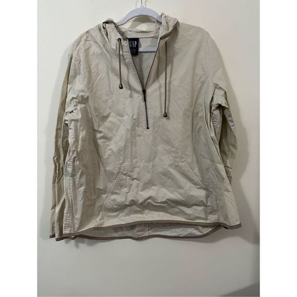 Gap Anaorak in a Sack Jacket Windbreaker Quater Zip Pullover, Large - Picture 1 of 5